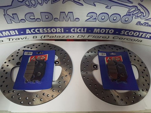 Front brake discs and - front,