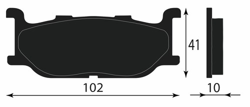 Front brake pad - front, 5s7