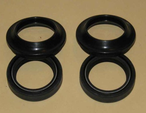 Fork seals with dust - , caps